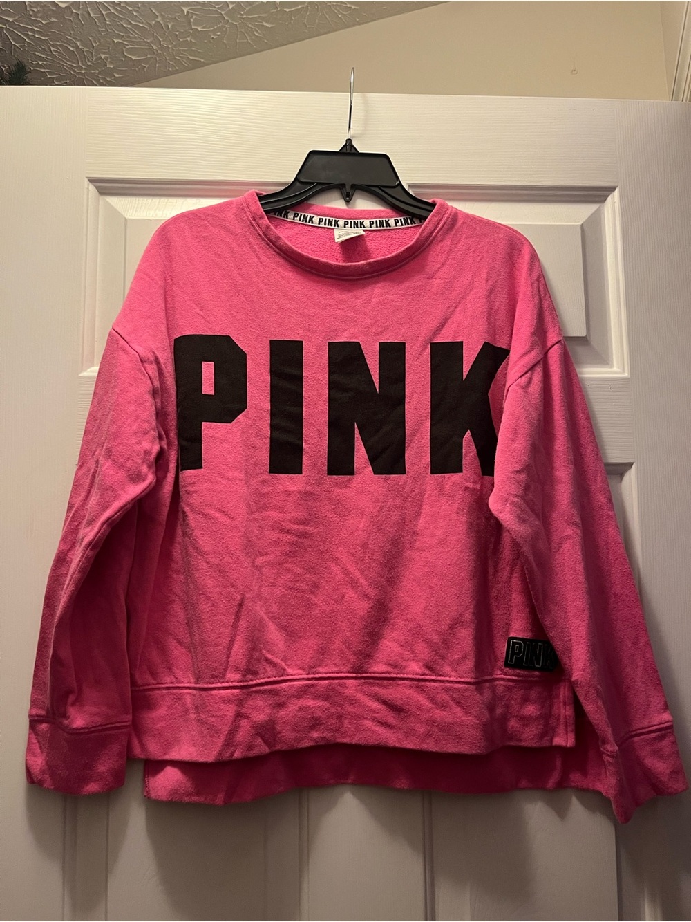 Pink PINK Crewneck Sweatshirt Size Small